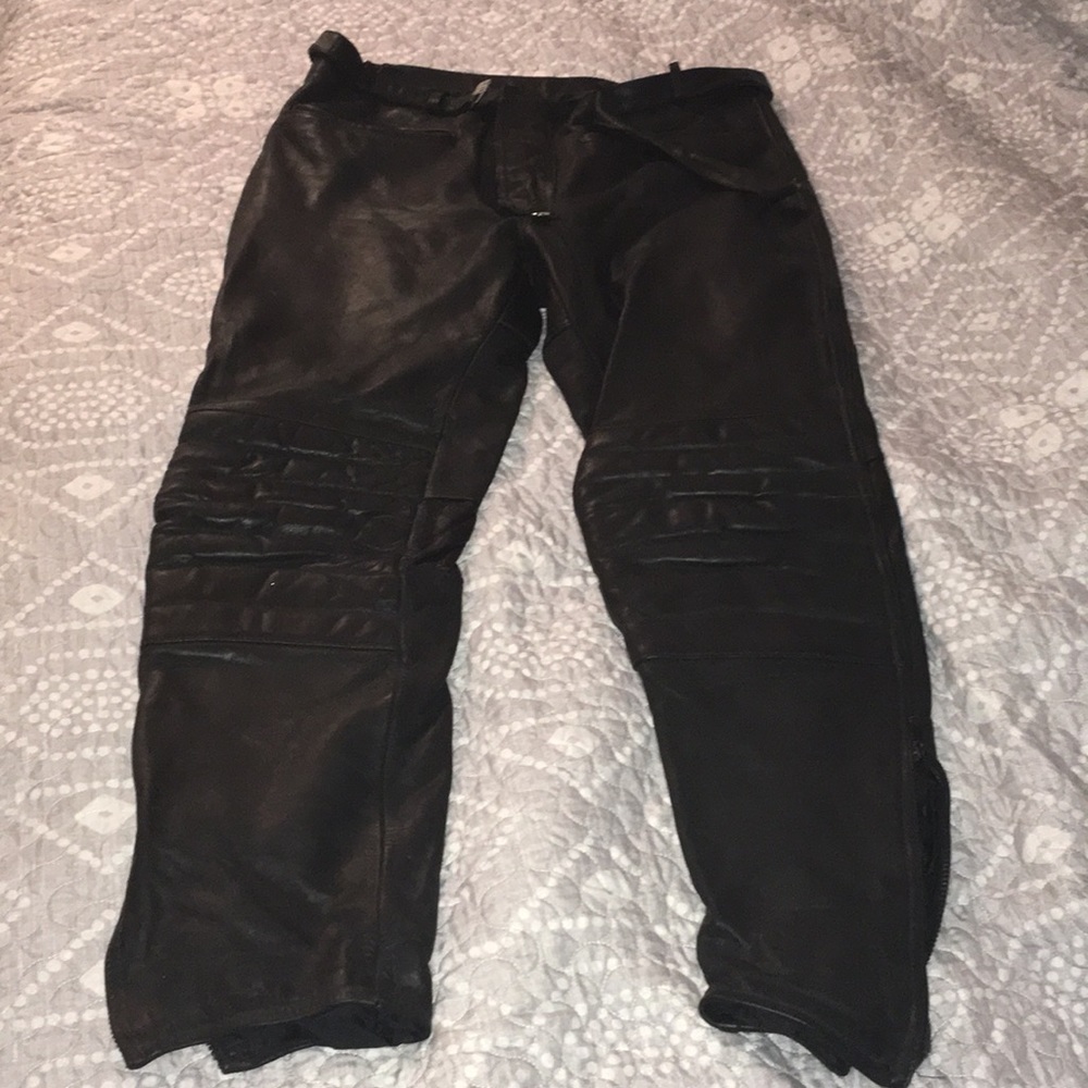 Hein Gericke leather motor cycle pant.